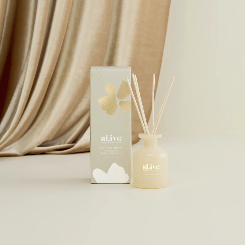 AL.IVE BODY GOLDEN WATTLE & CITRIUS MINI DIFFUSER