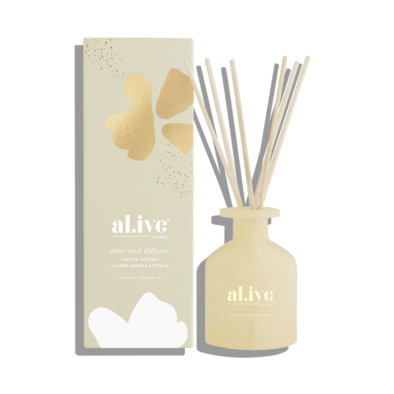 AL.IVE BODY GOLDEN WATTLE & CITRIUS MINI DIFFUSER