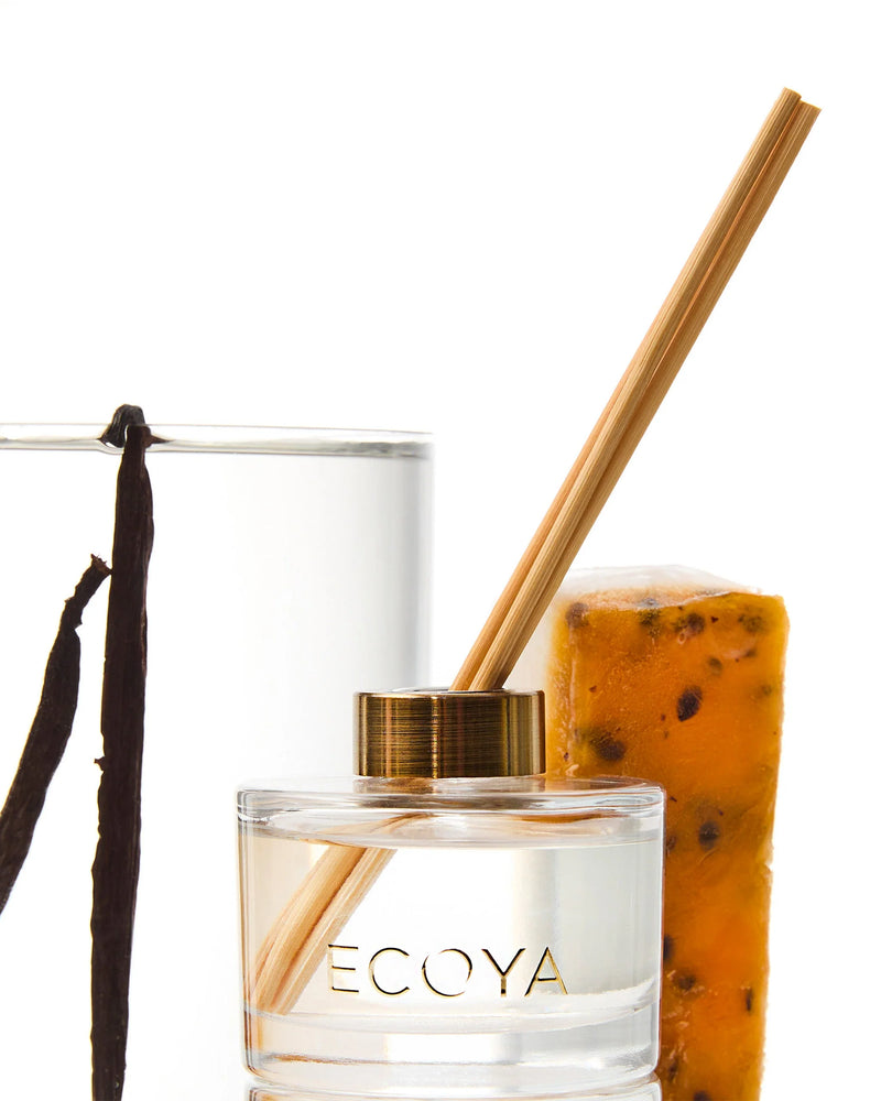 ECOYA MINI REED DIFFUSER VANIILA BEAN & PASSIONFRUIT