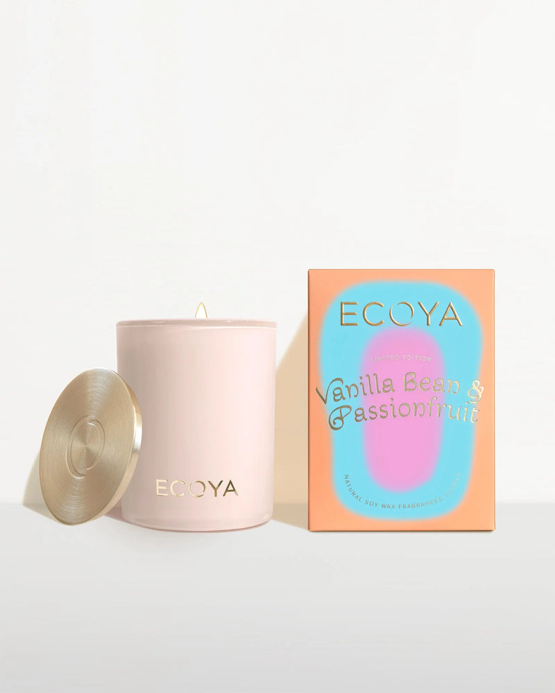 ECOYA MADISON CANDLE VANILLA BEAN & PASSIONFRUIT