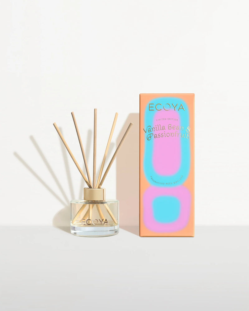 ECOYA MINI REED DIFFUSER VANIILA BEAN & PASSIONFRUIT