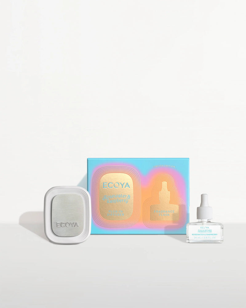 ECOYA PLUG IN DIFFUSER ROSEWATER & RASPBERRY