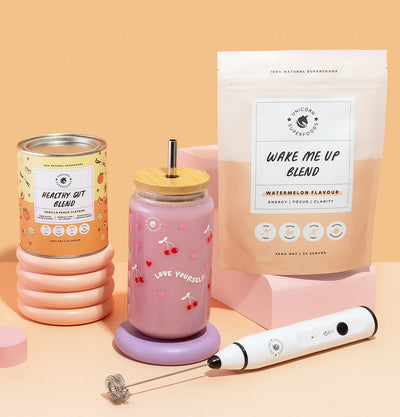 UNICORN SUPERFOODS LOVE YOURSELF TUMBLER
