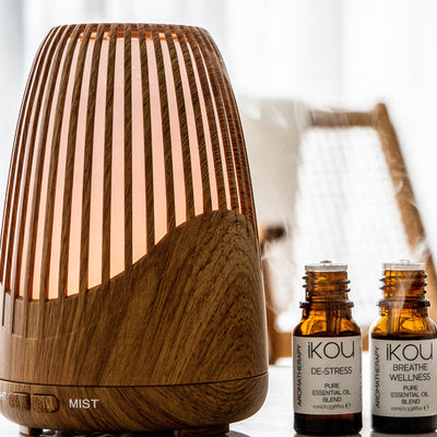 IKOU AROMATHERAPY ULTRASONIC ESSENTIAL OIL DIFFUSER