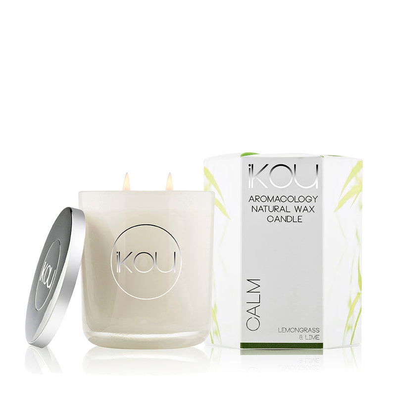 IKOU ECO-LUXURY CANDLE GLASS CALM