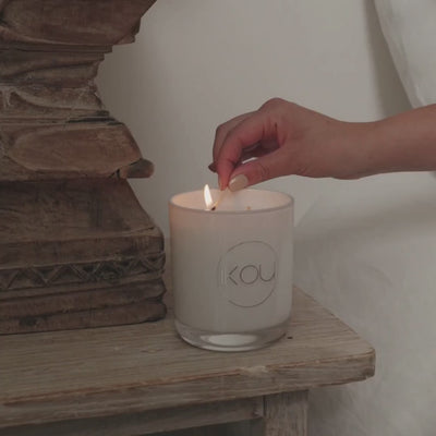 IKOU ECO-LUXURY CANDLE GLASS CALM