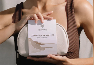 RETREATMENT BOTANICS  LUMINOUS TRAVELLER SKINCARE SET BUNDLE