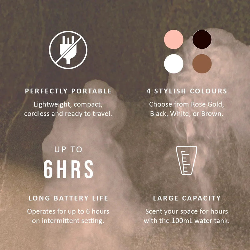 PERFECT POTION WONDER MIST PORTABLE DIFFUSER BROWN