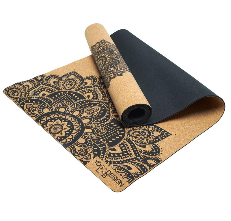 YOGA DESIGN LAB 3.5mm CORK YOGA MAT - MANDALA