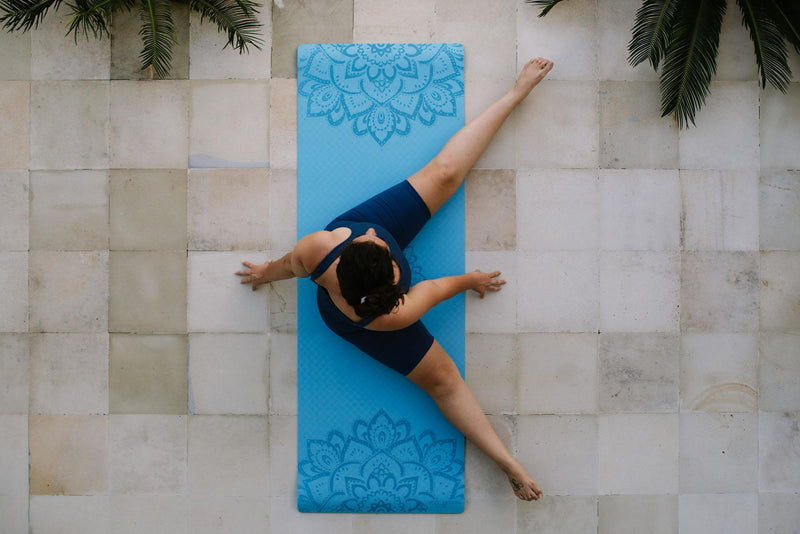 Yoga Design Lab 6.0mm Flow Mat - Pure Mandala Aqua
