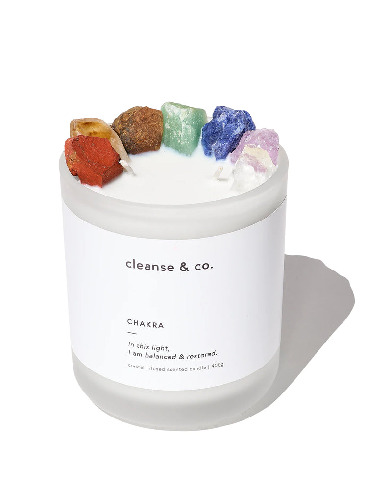 CLEANSE & CO  CANDLE CHAKRA - BALANCED & RESTORED