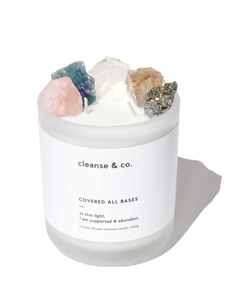 CLEANSE & CO CANDLE COVERED ALL BASES - SUPPORTED & ABUNDANT
