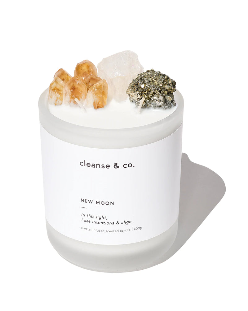 CLEANSE & CO NEW MOON INTENTION CANDLE