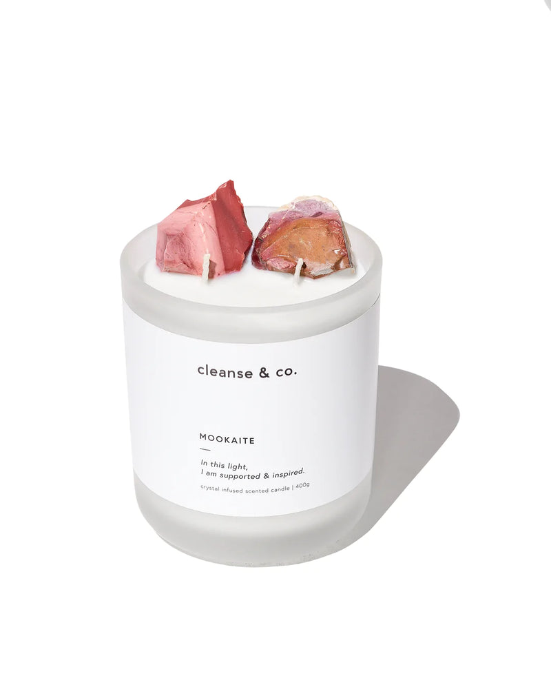 CLEANSE & CO CANDLE  MOOKALITE SUPPORTED & INSPIRED