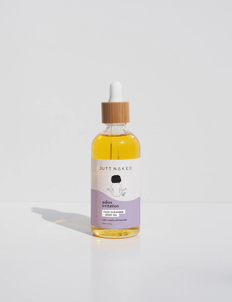 BUTT NAKED ADIOS IRRITATION BODY + FACE CLEANSING OIL