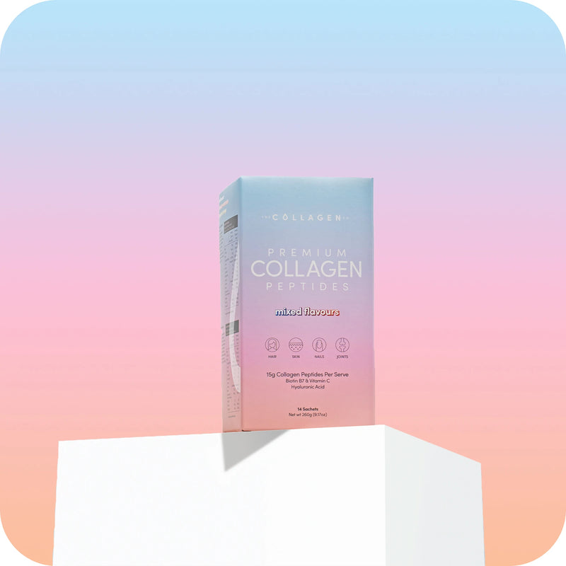 THE COLLAGEN MIXED FLAVOURS COLLAGEN SACHETS 260G