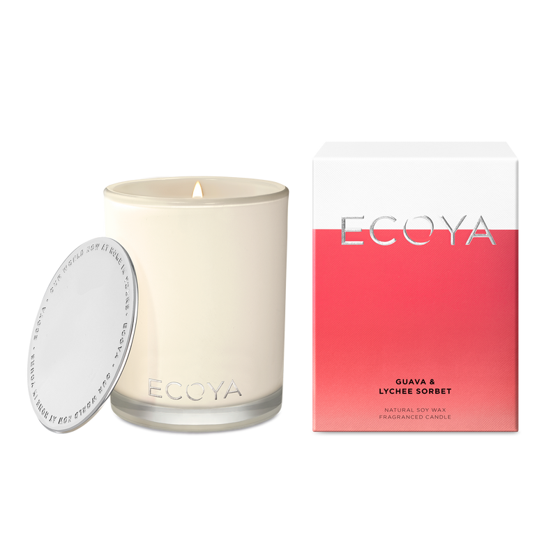 ECOYA GUAVA & LYCHEE SORBET MADISON CANDLE