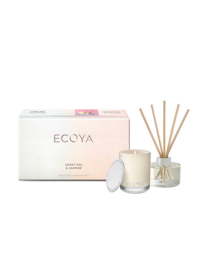 ECOYA SWEET PEA & JASMINE LITTLE LUXURIES GIFTSET