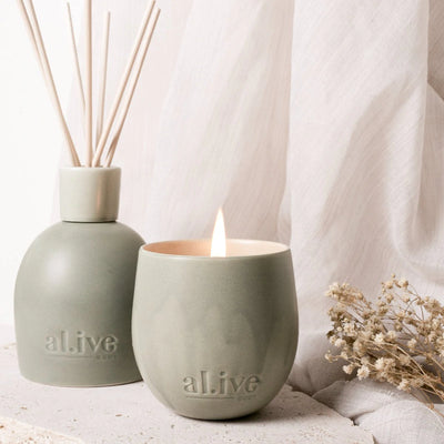 AL.VE BODY BLACKCURRANT & CARIBBEAN WOOD SOY CANDLE