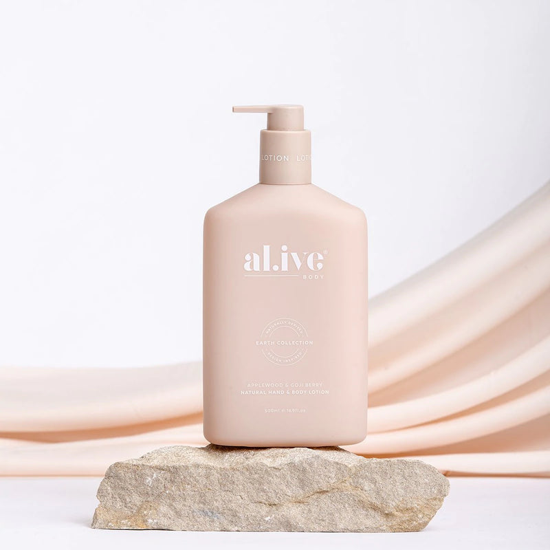 AL.IVE BODY HAND & BODY LOTION - APPLEWOOD & GOJI BERRY