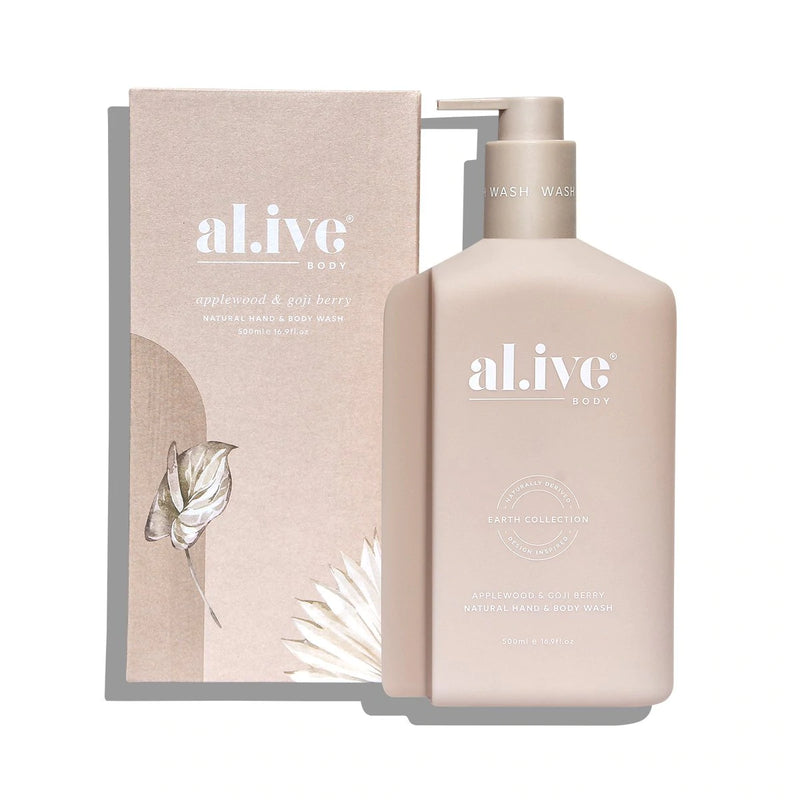 AL.IVE BODY HAND & BODY WASH - APPLEWOOD & GOJI BERRY