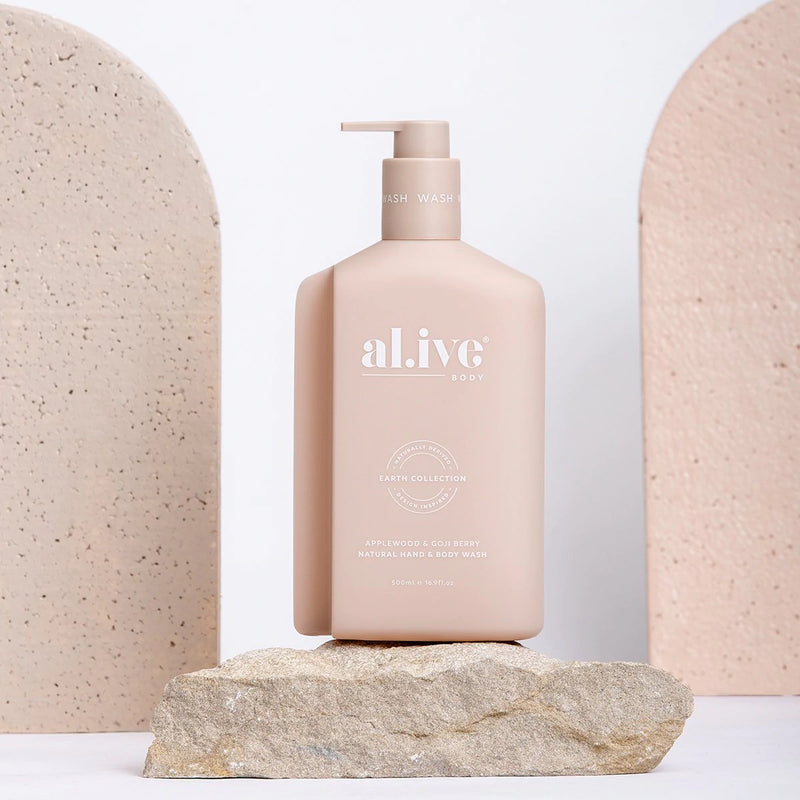 AL.IVE BODY HAND & BODY WASH - APPLEWOOD & GOJI BERRY