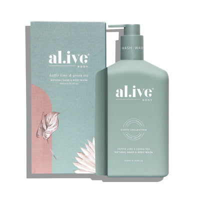 AL.IVE BODY HAND & BODY WASH - KAFFIR LIME & GREEN TEA