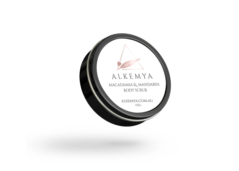 ALKEMYA  MACADAMIA & MANDARIN BODY SCRUB