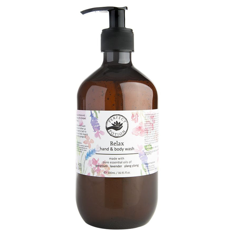 PERFECT POTION RELAX HAND  +  BODY WASH 500ML